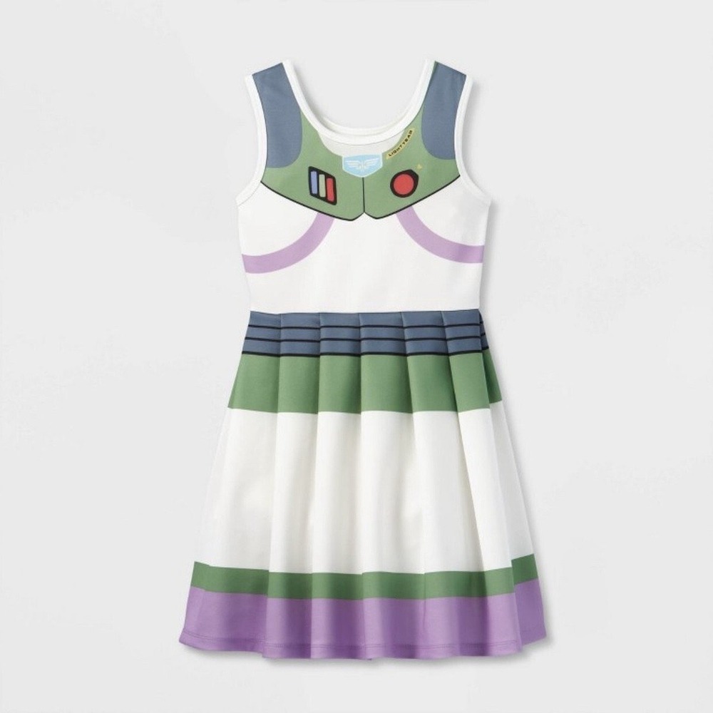 New! Disney Toy Story Little Girls Pixar Buzz Lightyear Costume Dress 7/8